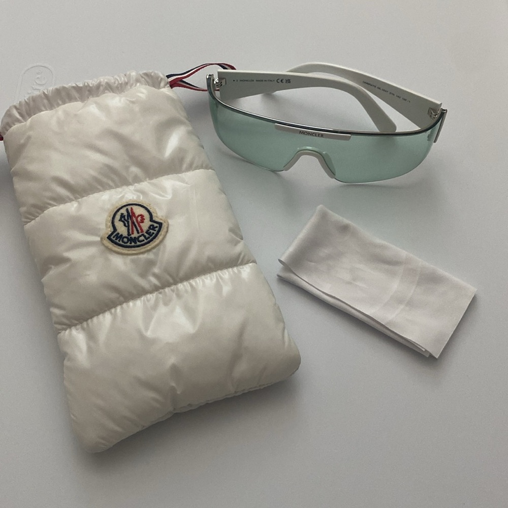 Moncler ombrate white blue sunglasses - Picture 2 of 2
